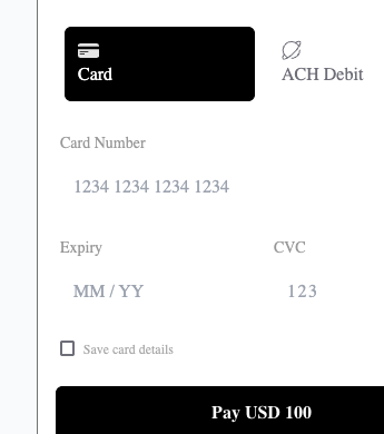 Charcoal checkout theme preview, monochrome black and white